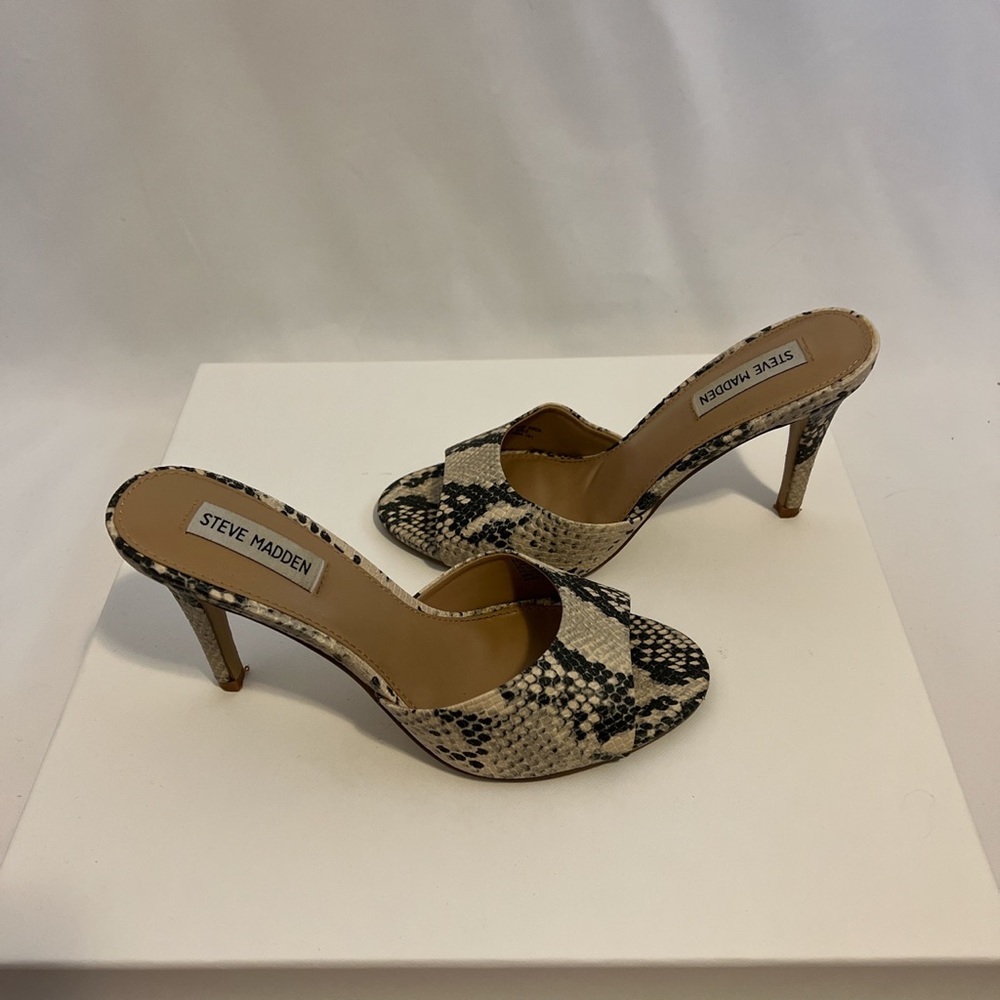 Steve Madden Snake Print Heels